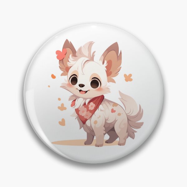 Item preview, Cute Chinese crested puppy dog designed and sold by MendaciousMina.