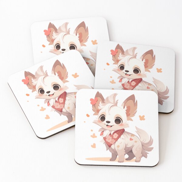 Item preview, Cute Chinese crested puppy dog designed and sold by MendaciousMina.