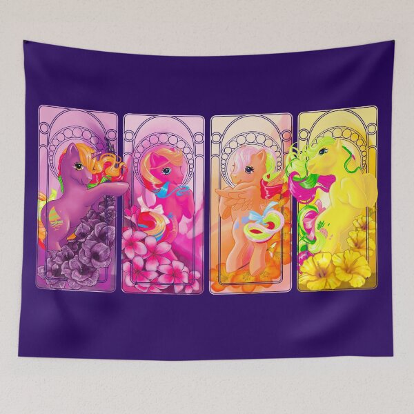 Item preview, My Little Pony Art Nouveau Tropical Ponies designed and sold by scholtenart.