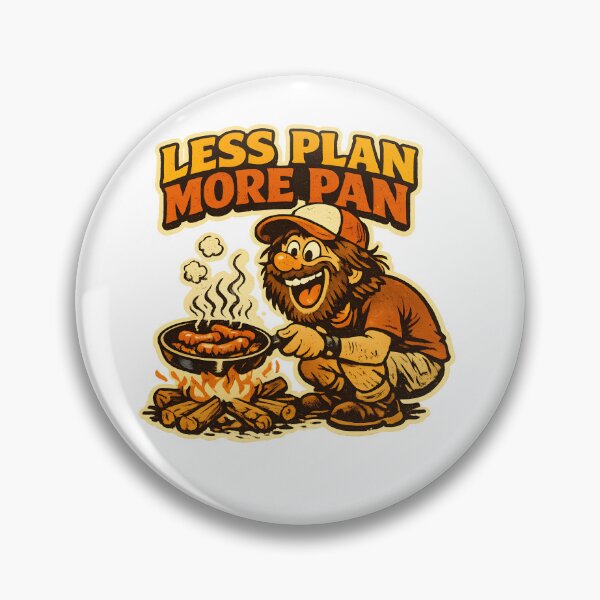 Item preview, Less Plan More Pan Funny Camping Bro Shirt designed and sold by BrosForEver.