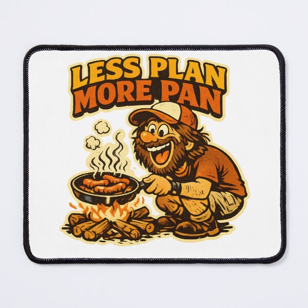 Item preview, Less Plan More Pan Funny Camping Bro Shirt designed and sold by BrosForEver.