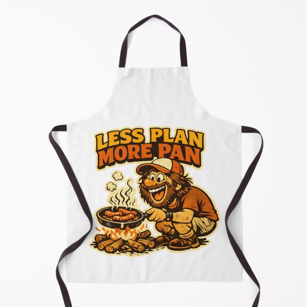 Item preview, Less Plan More Pan Funny Camping Bro Shirt designed and sold by BrosForEver.