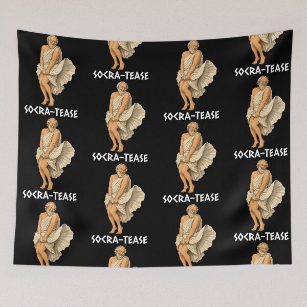 Item preview, Socra-Tease Funny Socrates Philosophy Pun designed and sold by b3ida-zl.