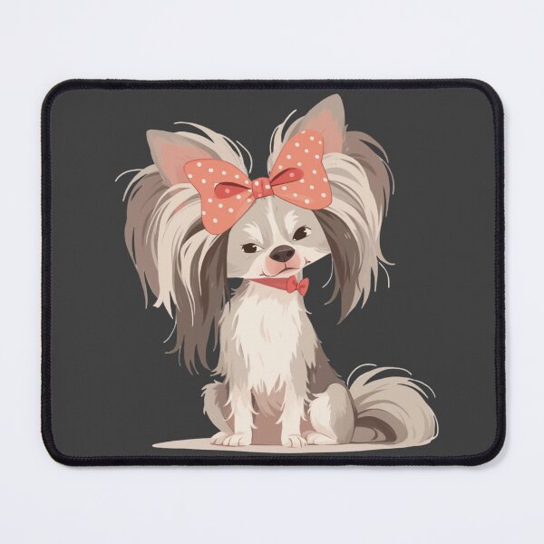 Item preview, Cute Chinese crested puppy dog designed and sold by MendaciousMina.