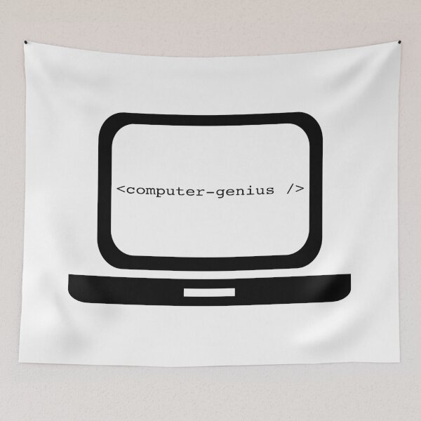 Item preview, Computer genius designed and sold by KeepOnCoding.