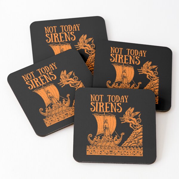Item preview, Not Today Sirens Greek Mythology Odysseus Ancient Sailing designed and sold by b3ida-zl.