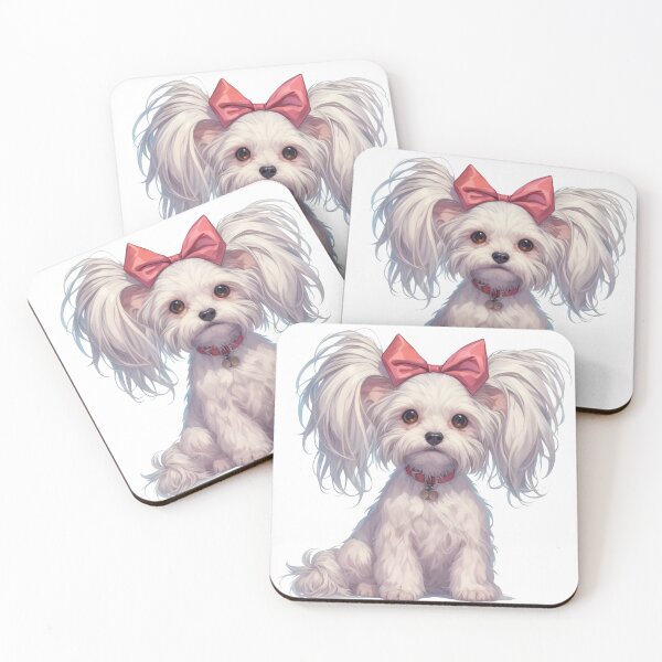 Item preview, Cute Chinese crested puppy dog designed and sold by MendaciousMina.