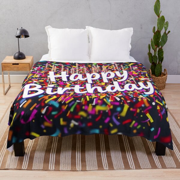 Item preview, Confetti Happy Birthday Celebration Card designed and sold by IntelliMindDesigns.