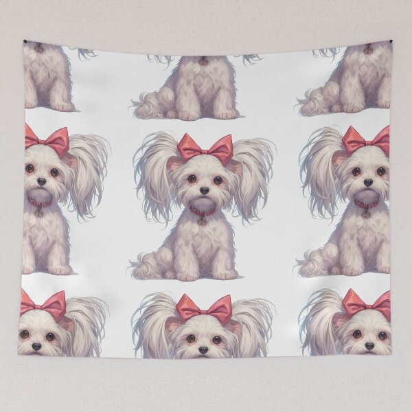 Item preview, Cute Chinese crested puppy dog designed and sold by MendaciousMina.
