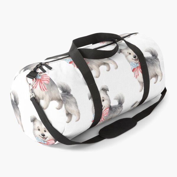 Item preview, Patriotic Dog USA Flag Bow Cute Puppy Gift designed and sold by olenapetol.