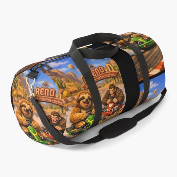 Item preview, Reno Kart Racing Squatch And Sloth Funny Nevada Racing designed and sold by b3ida-zl.