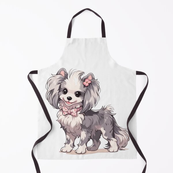 Item preview, Cute Chinese crested puppy dog designed and sold by MendaciousMina.