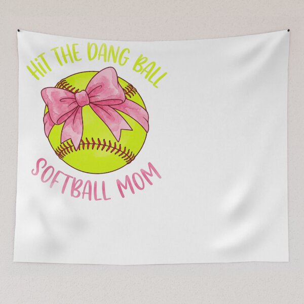 Item preview, Hit The Dang Ball Softball Mom Fastpitch Game Day designed and sold by JMDesignHub.