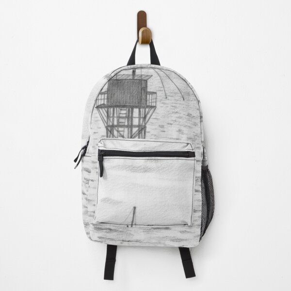 Item preview, Saint-Nazaire Seafront Carrelet Pencil Sketch designed and sold by KiwiPurple.
