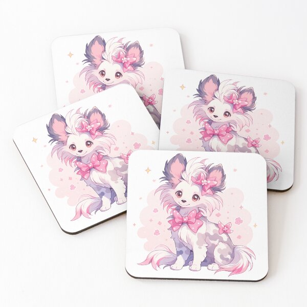 Item preview, Cute Chinese crested puppy dog designed and sold by MendaciousMina.