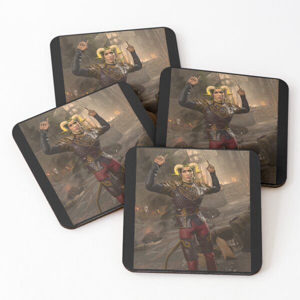 Item preview, Diallos the Golden Tiefling designed and sold by Luminous Fate.