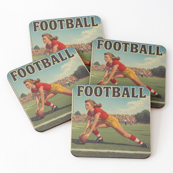 Item preview, Retro women's American football designed and sold by 26LN.