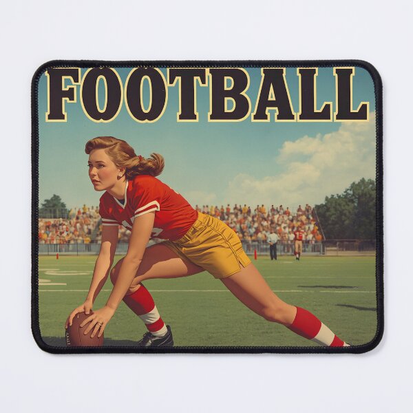 Item preview, Retro women's American football designed and sold by 26LN.