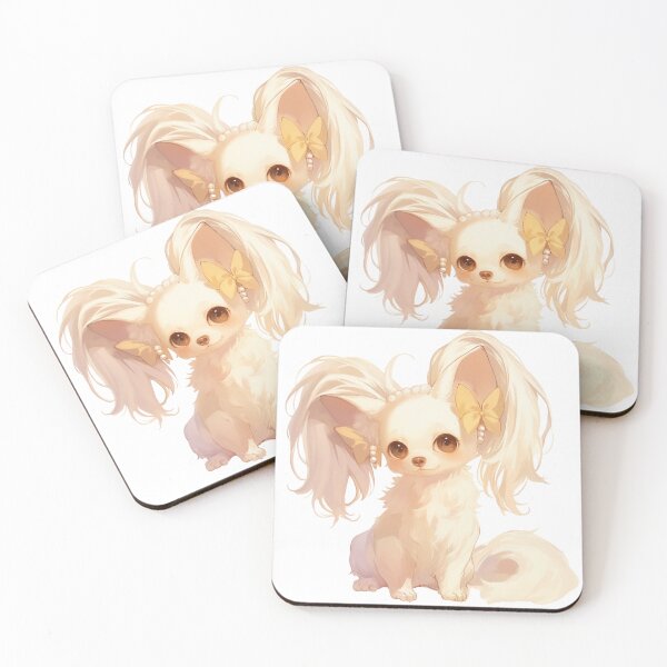 Item preview, Cute Chinese crested puppy dog designed and sold by MendaciousMina.