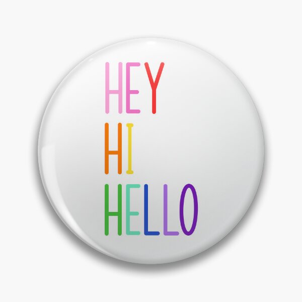 Item preview, Rainbow Hello designed and sold by AmyDesignsCo.
