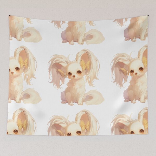 Item preview, Cute Chinese crested puppy dog designed and sold by MendaciousMina.