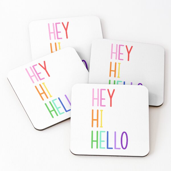 Item preview, Rainbow Hello designed and sold by AmyDesignsCo.