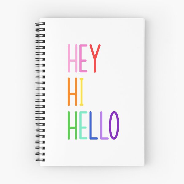 Item preview, Rainbow Hello designed and sold by AmyDesignsCo.