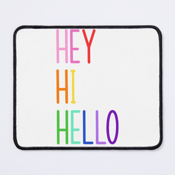 Item preview, Rainbow Hello designed and sold by AmyDesignsCo.