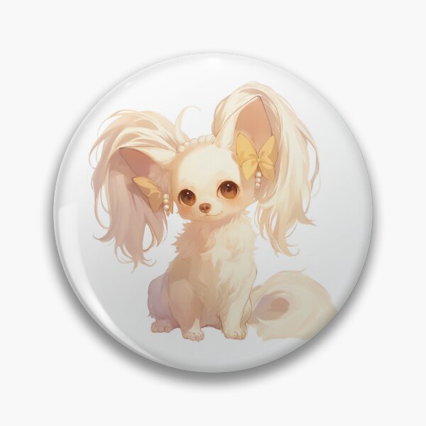 Item preview, Cute Chinese crested puppy dog designed and sold by MendaciousMina.