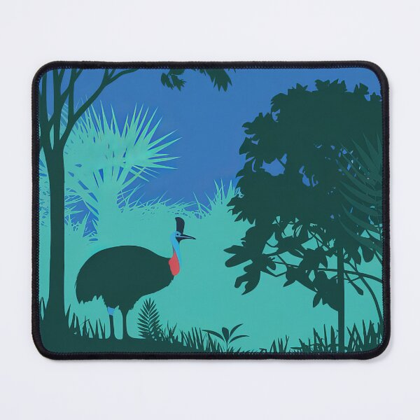 Item preview, Daintree Rainforest Australia Cassowary Vintage Travel Poster designed and sold by pod24.