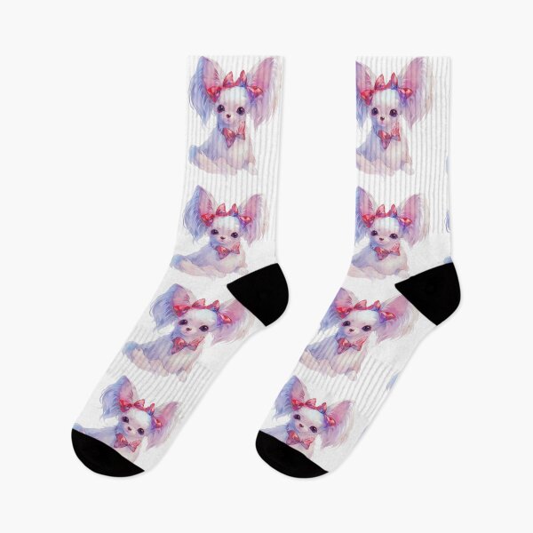 Item preview, Cute Chinese crested puppy dog designed and sold by MendaciousMina.