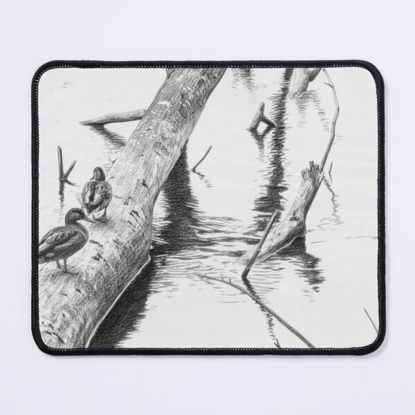 Item preview, Reflections on l'Immaculée: Ducks on a Log designed and sold by KiwiPurple.