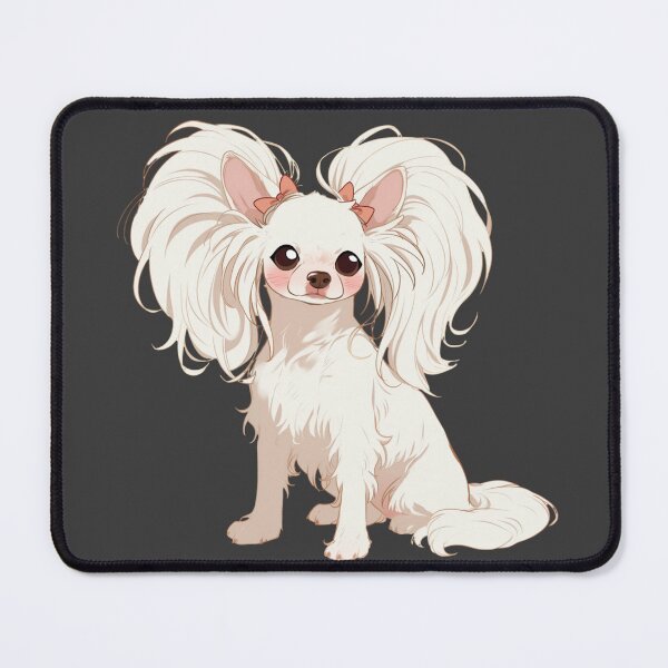 Item preview, Cute Chinese crested puppy dog designed and sold by MendaciousMina.