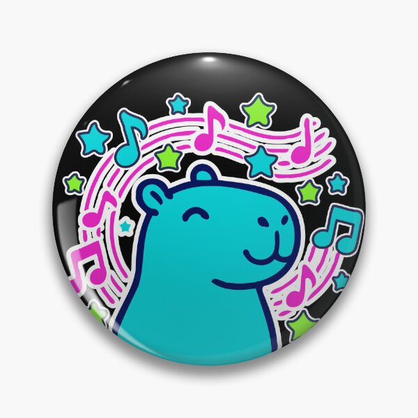 Item preview, Jazzy Capybara - Dark Version - Music Capy Sticker Pack - Tee - Light Version designed and sold by RedStreamStudio.