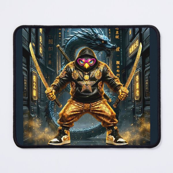Item preview, Ninja Chicken Premium – Luxury Gold Edition designed and sold by Cyber-ART-Studio.