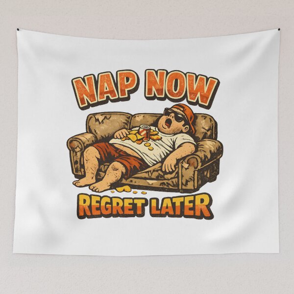 Item preview, Nap Now Regret Later Funny Lazybones Bro Shirt designed and sold by BrosForEver.