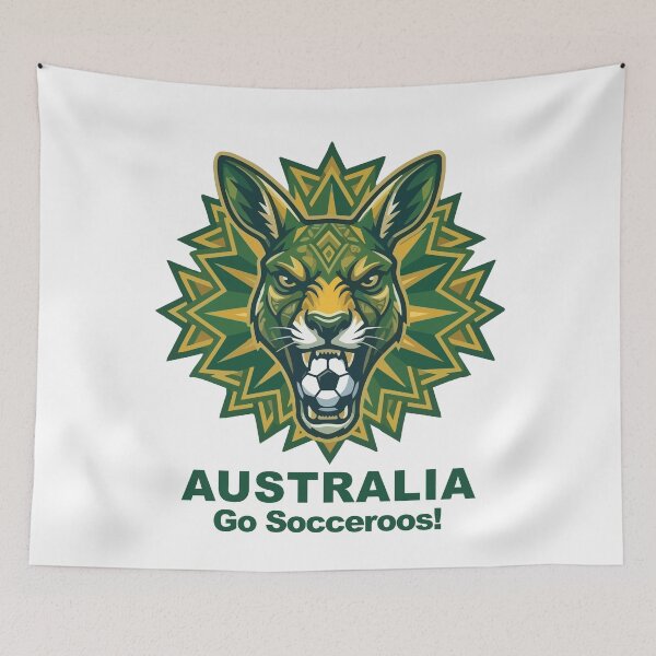 Item preview, World Cup Australia Football Kangaroo designed and sold by MarcV88.