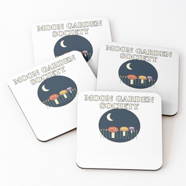 Item preview, Moon Garden Society – Whimsical Mushroom Night Garden Design designed and sold by Cozy Oddities Studio.