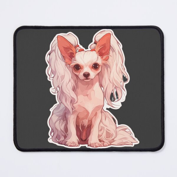 Item preview, Cute Chinese crested puppy dog designed and sold by MendaciousMina.