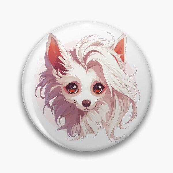 Item preview, Cute Chinese crested puppy dog designed and sold by MendaciousMina.