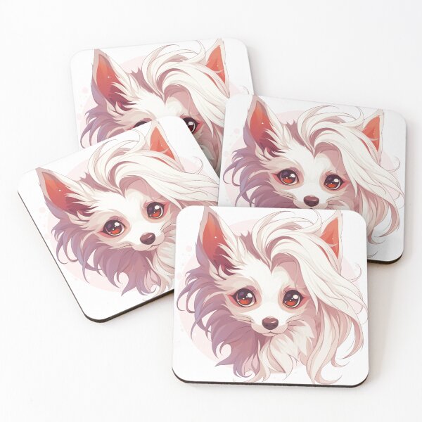 Item preview, Cute Chinese crested puppy dog designed and sold by MendaciousMina.
