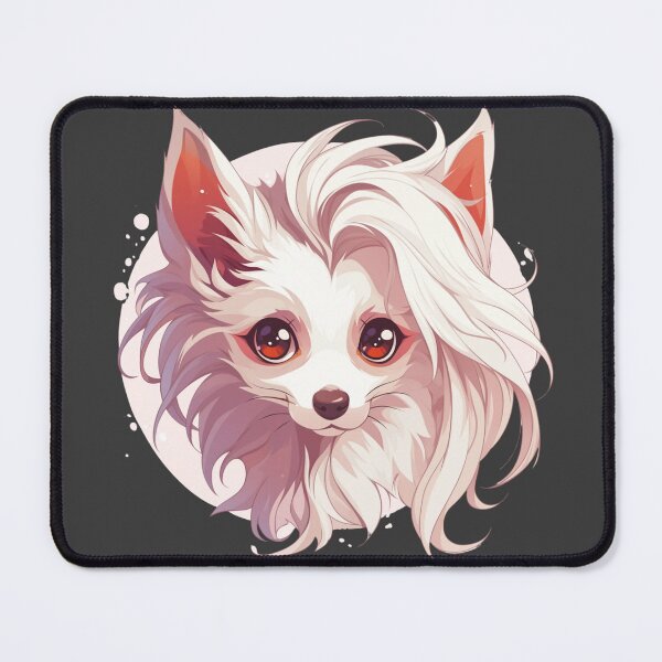 Item preview, Cute Chinese crested puppy dog designed and sold by MendaciousMina.