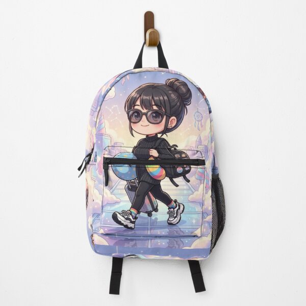 Item preview, Dreamy Chibi Girl Travel Aesthetic designed and sold by Azurart2.