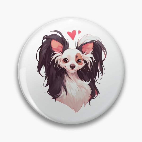 Item preview, Cute Chinese crested puppy dog designed and sold by MendaciousMina.