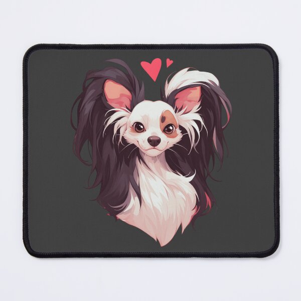 Item preview, Cute Chinese crested puppy dog designed and sold by MendaciousMina.