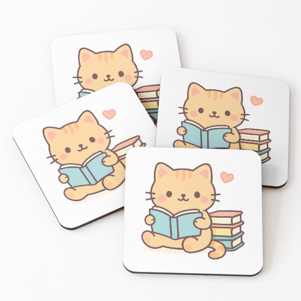 Item preview, Always Learning Cat - Growth Mindset Kawaii Sticker  designed and sold by foryouandyours.
