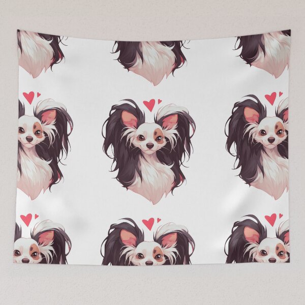 Item preview, Cute Chinese crested puppy dog designed and sold by MendaciousMina.