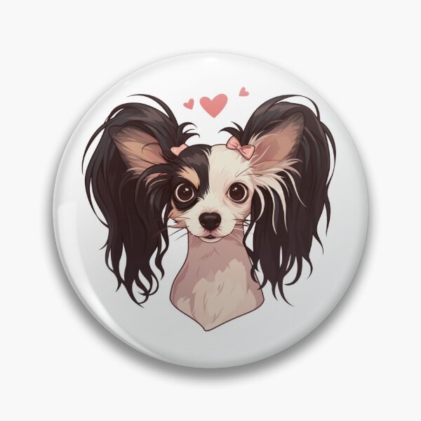 Item preview, Cute Chinese crested puppy dog designed and sold by MendaciousMina.