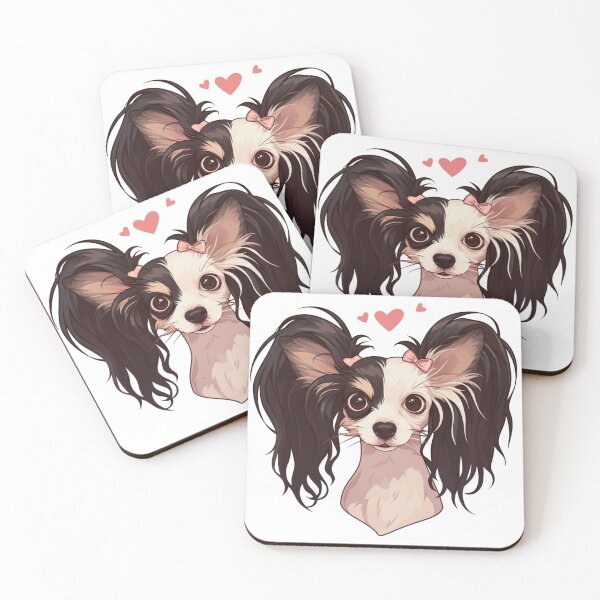 Item preview, Cute Chinese crested puppy dog designed and sold by MendaciousMina.