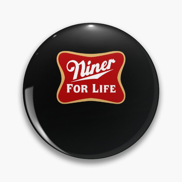 Item preview, Niner For Life Vintage Football Fan Retro Sports designed and sold by jinajinawoodood.